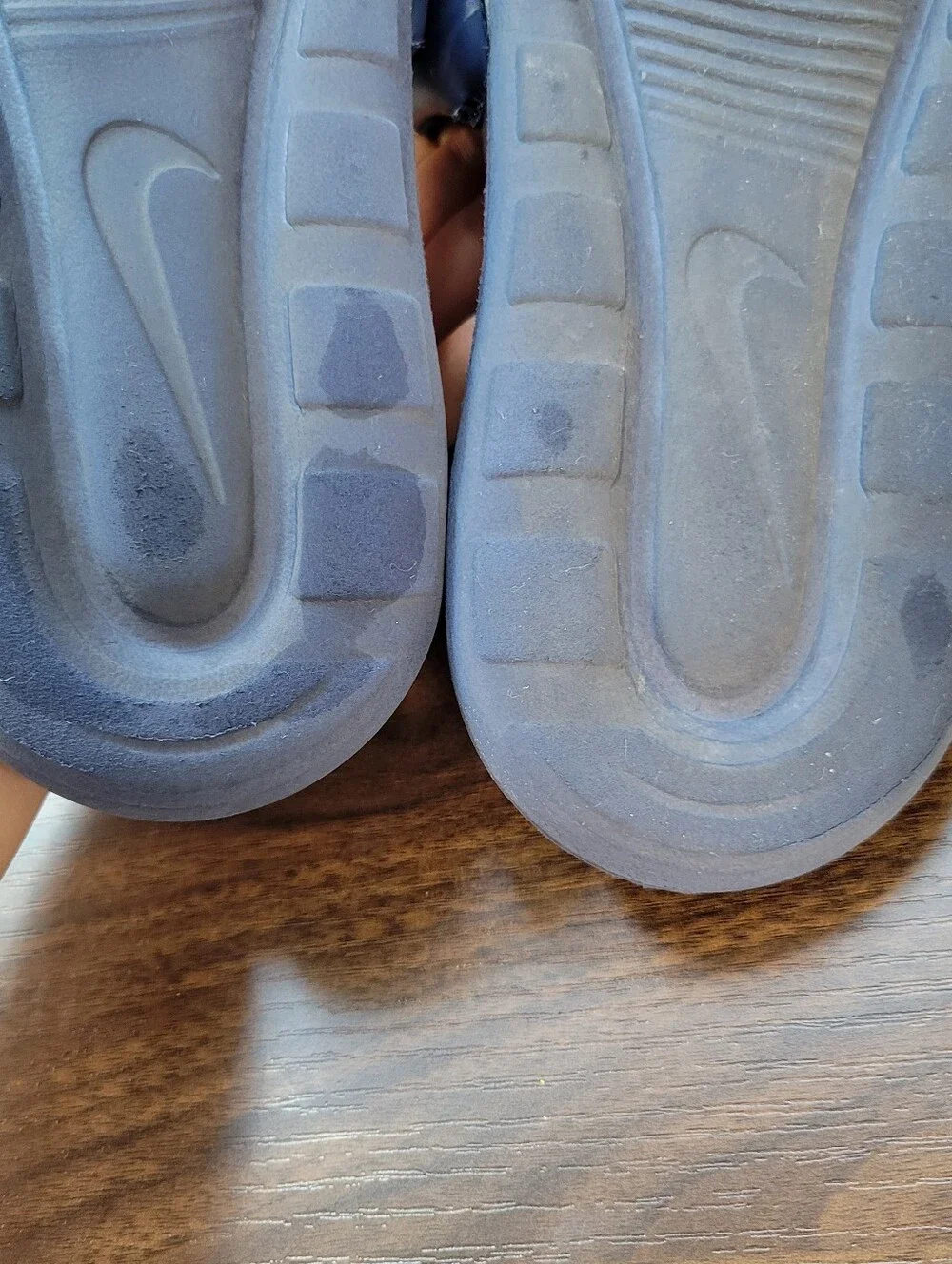Nike Victori One Navy Slides Mens Size 9 Comfort Gym Casual Slip On Athleisure